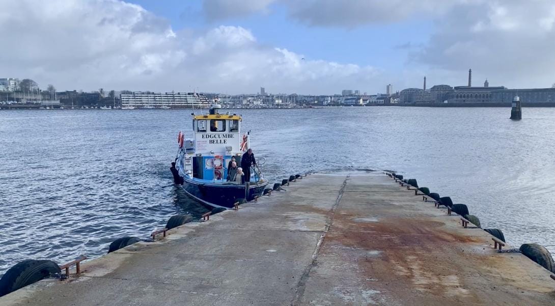 Cremyll Ferry back at Admiral's Hard