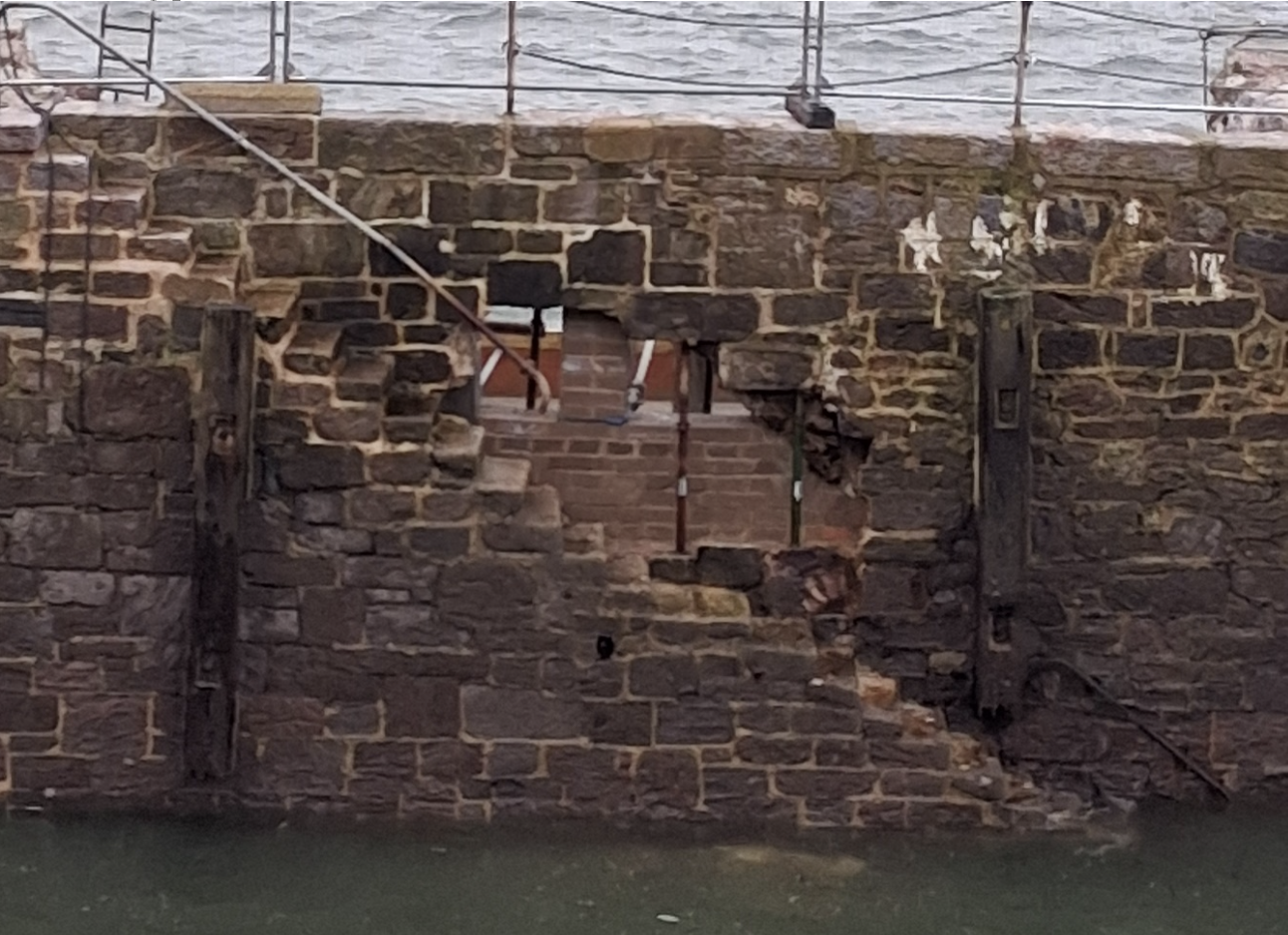 Work continues on West Hoe harbour