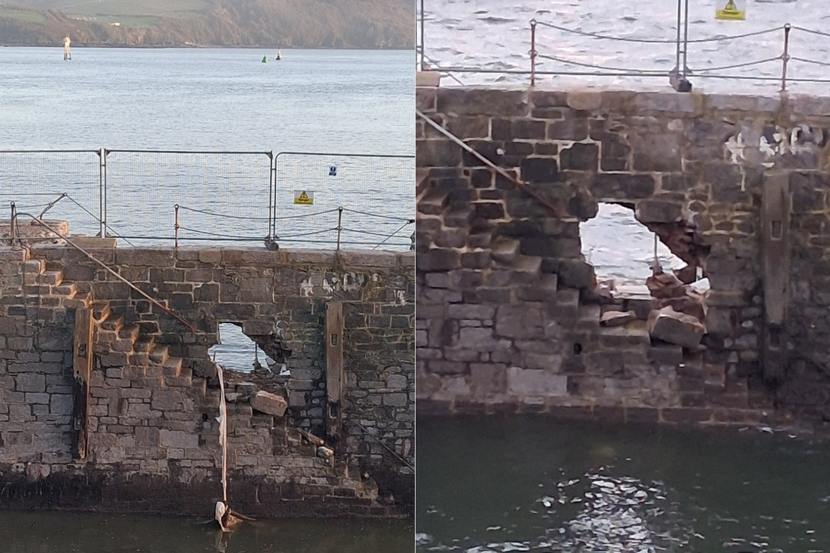 West Hoe Pier not expected to survive this week’s storms