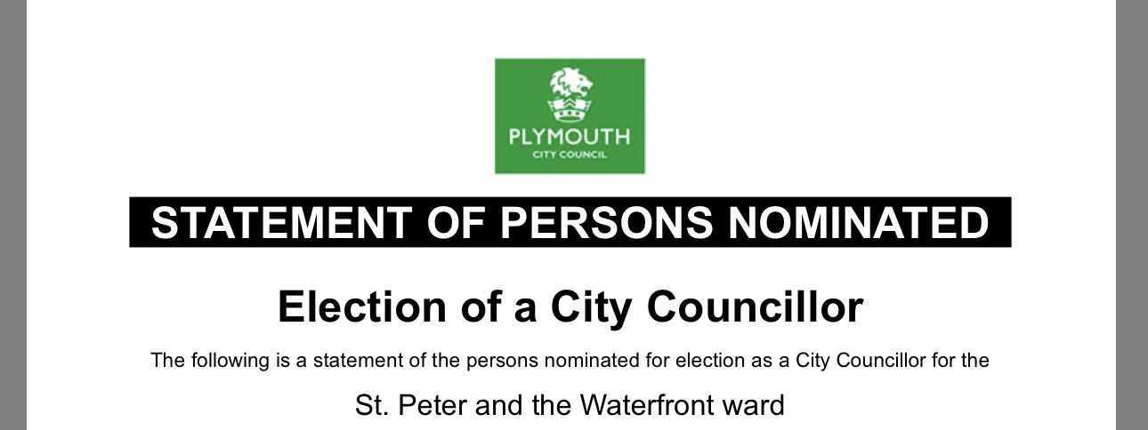 Seven stand in Waterfront election