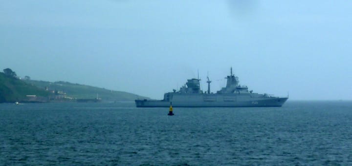 Foreign warships coming to Plymouth