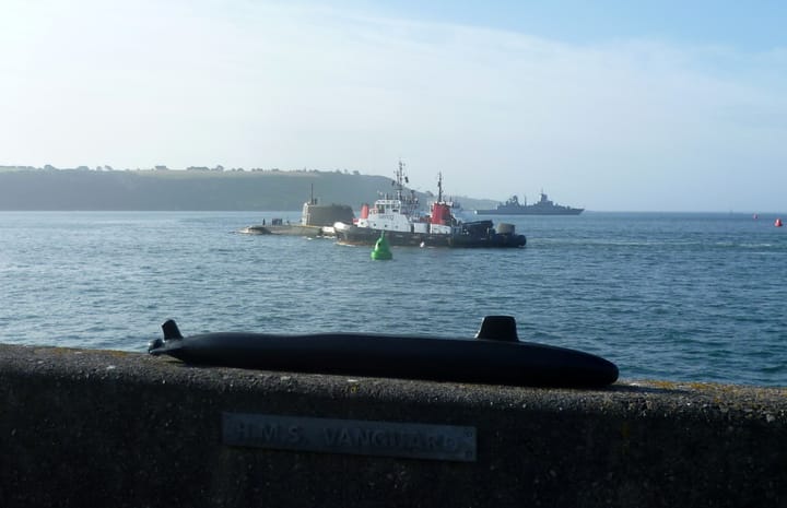Active morning in Plymouth Sound