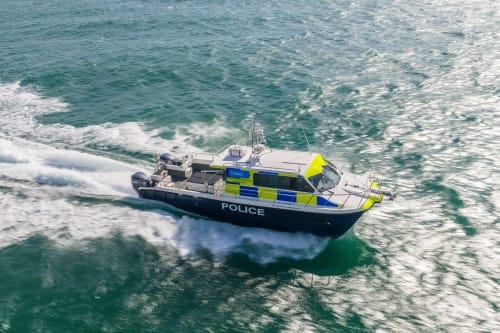 Police boat launch in Plymouth to deter OC and people smugglers